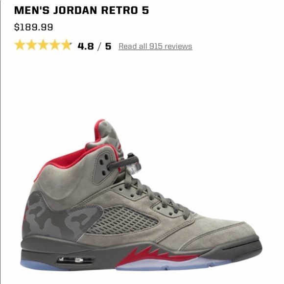Jordan’s dark stucco 5s - Picture 7 of 7